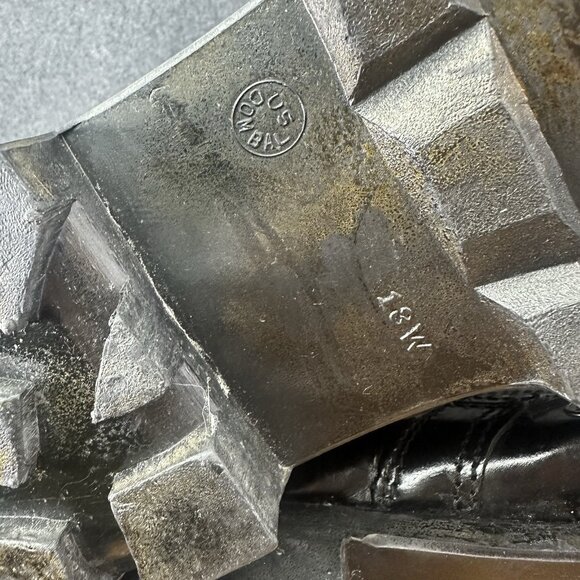 Vintage Jungle Boots Men's 13W Duck Hunter Camo Combat Lace Up Military Boots - Picture 12 of 13